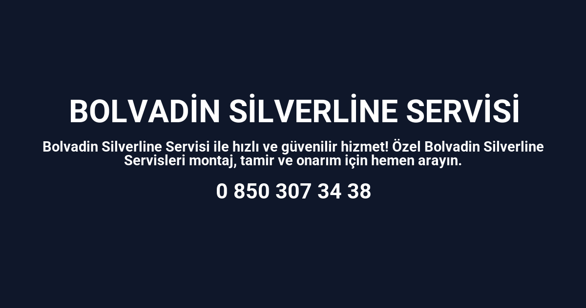 Bolvadin Silverline Servisi